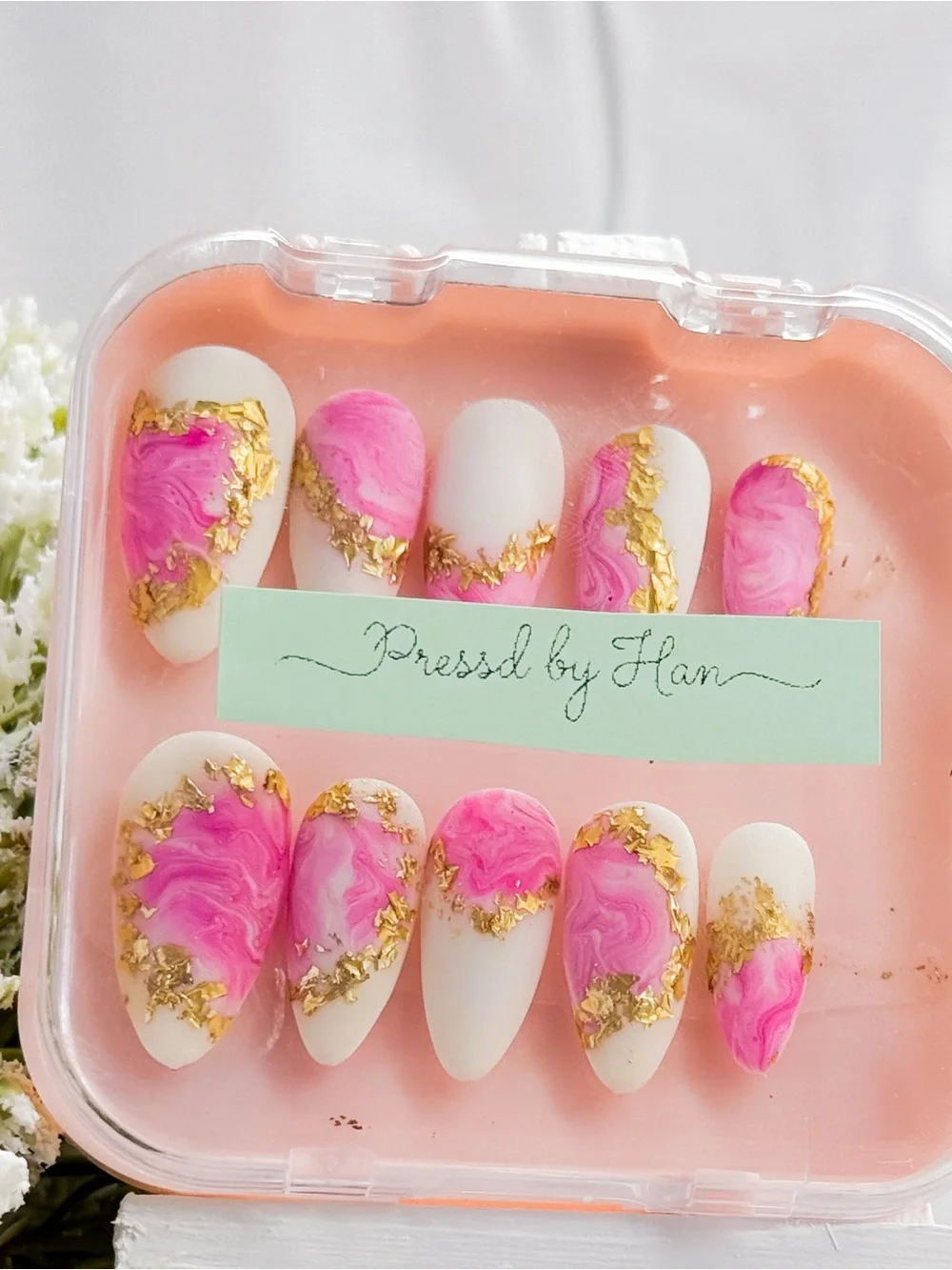 Press'd by Han - homemade builder gel press ons